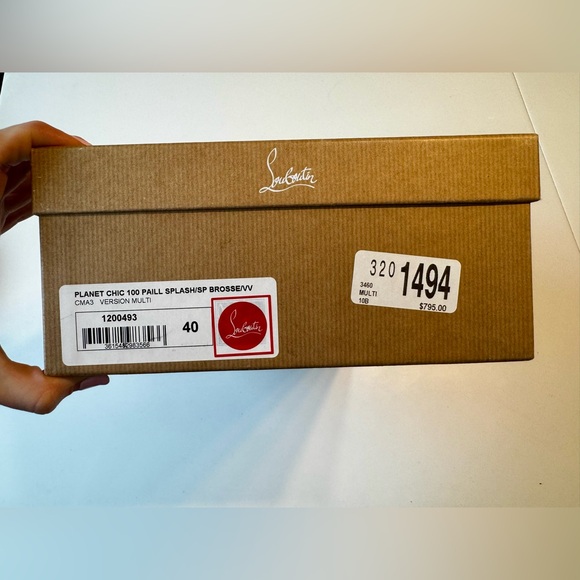 Christian Louboutin hard to find Panill Splash 100. Size 40. Only worn once. - Picture 9 of 9